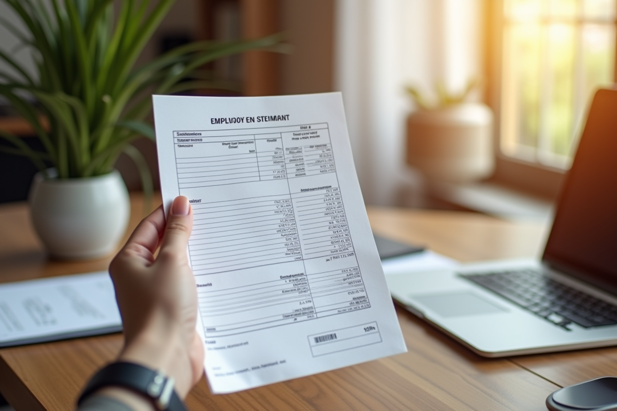 Main tenant un bulletin de salaire et brochure avantages
